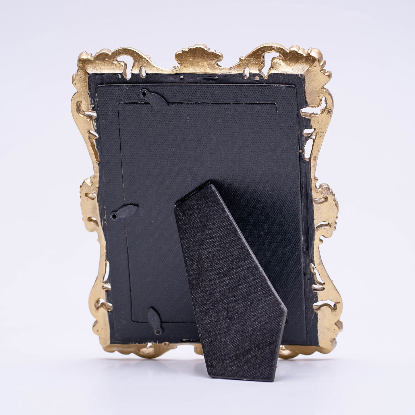 Burnish Gold 4”X6” Photo Frame Vintage Deco 4"X6” Table Top Photo Frame