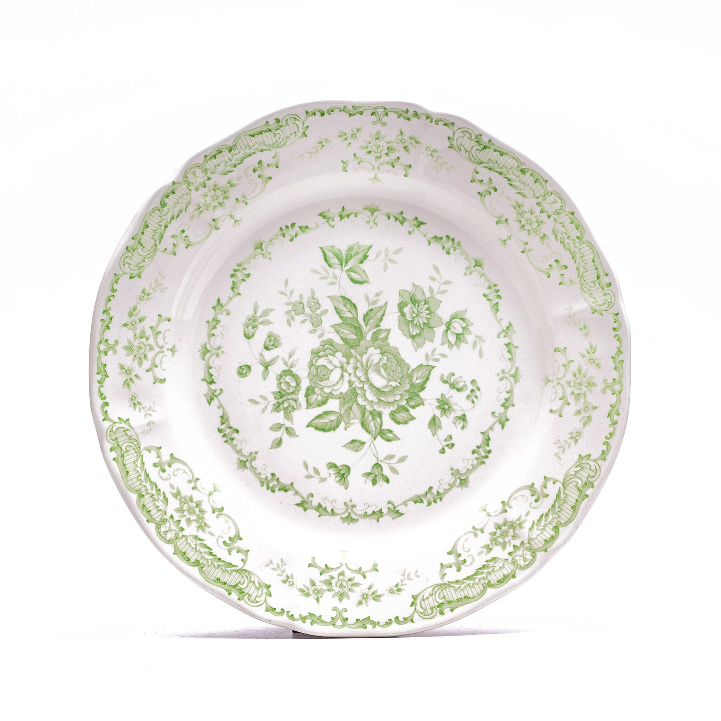 12" Round Charger Plate - Flowers