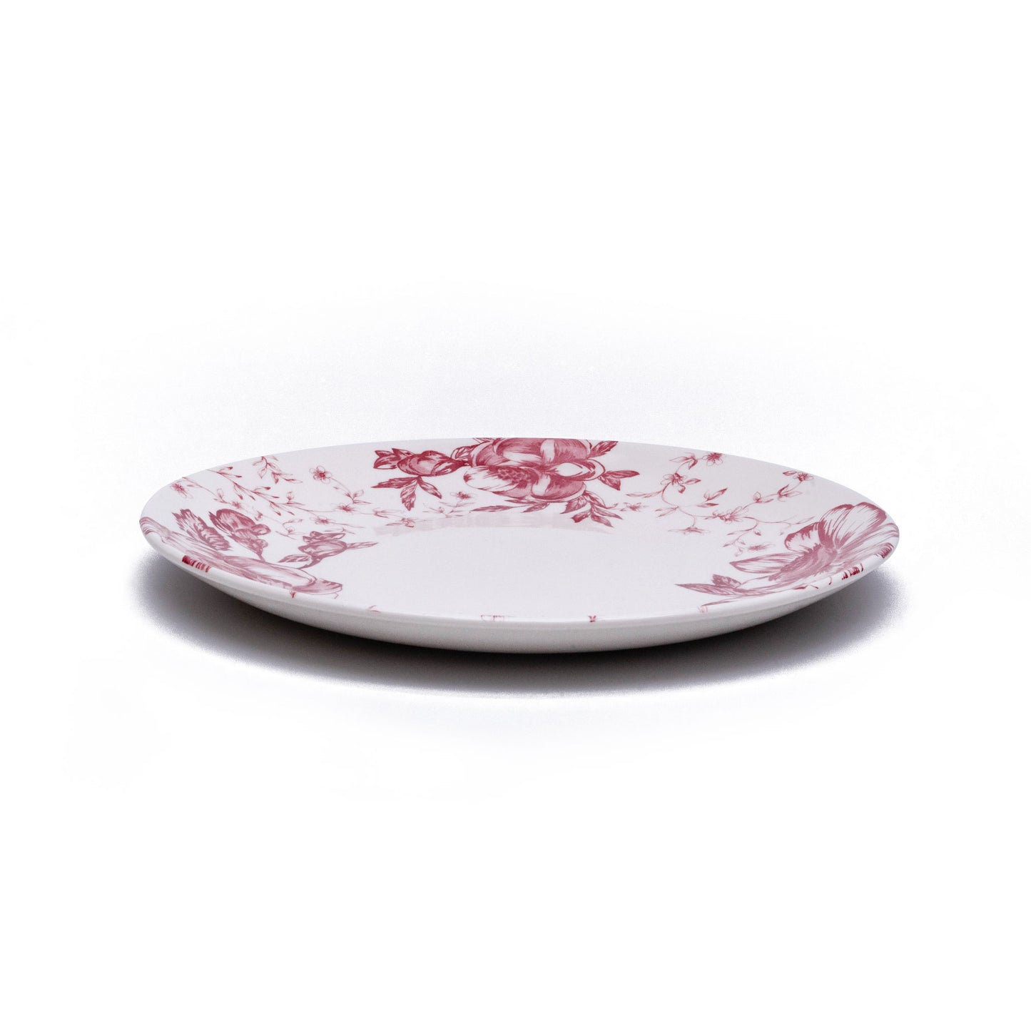 12" Round Charger Plate - Flowers