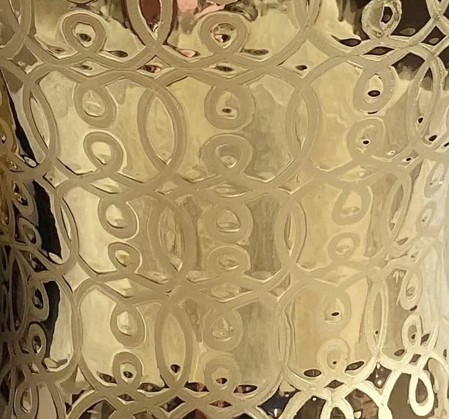 Decorative Round 14" Ginger Jar Gold