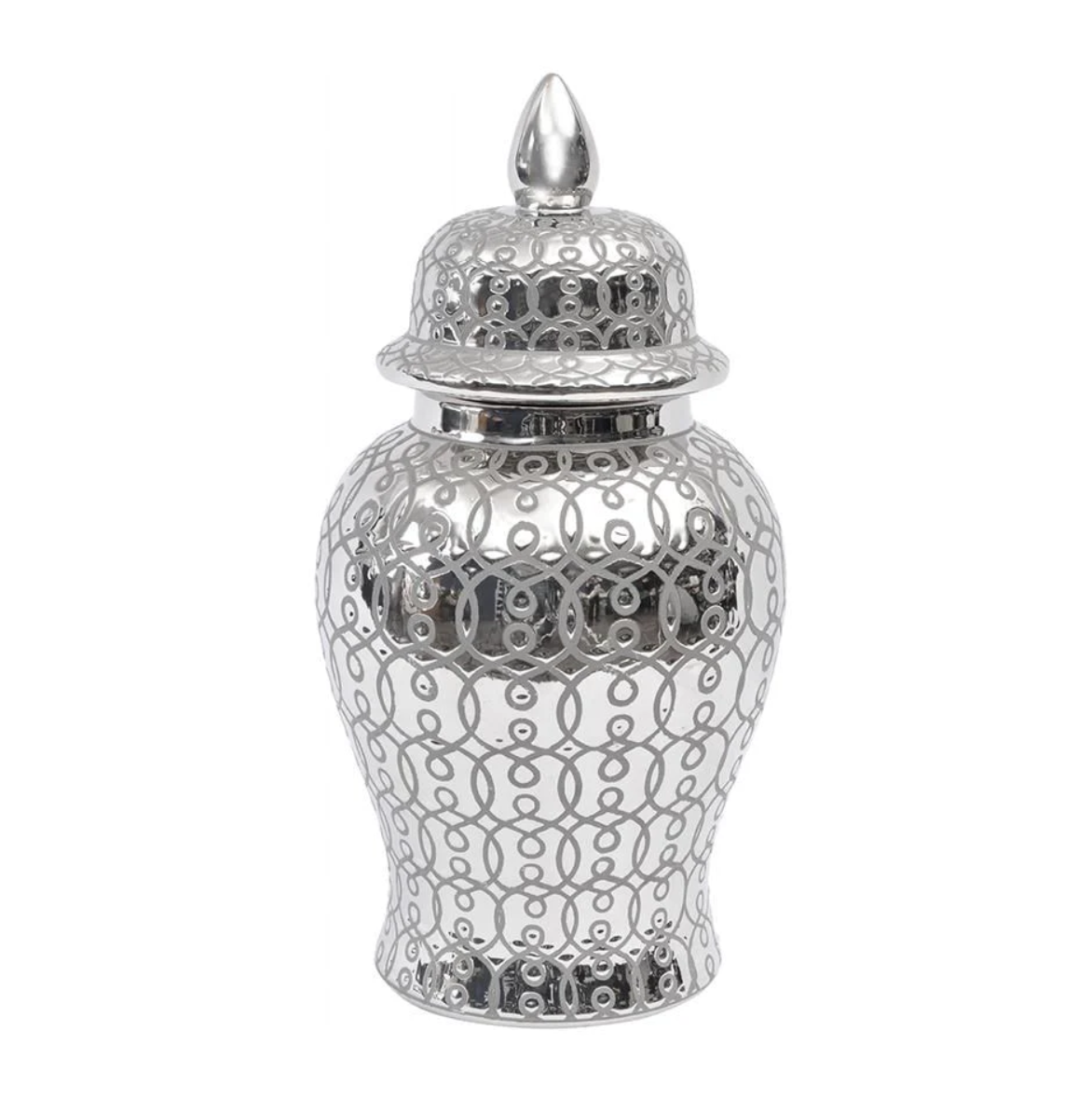 Silver retailer 18 ginger jar