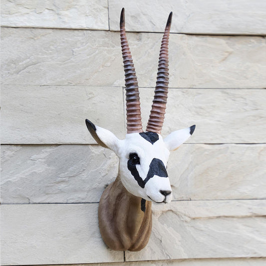 Arabian Oryx Head Trophy Wall Hanging Decoration