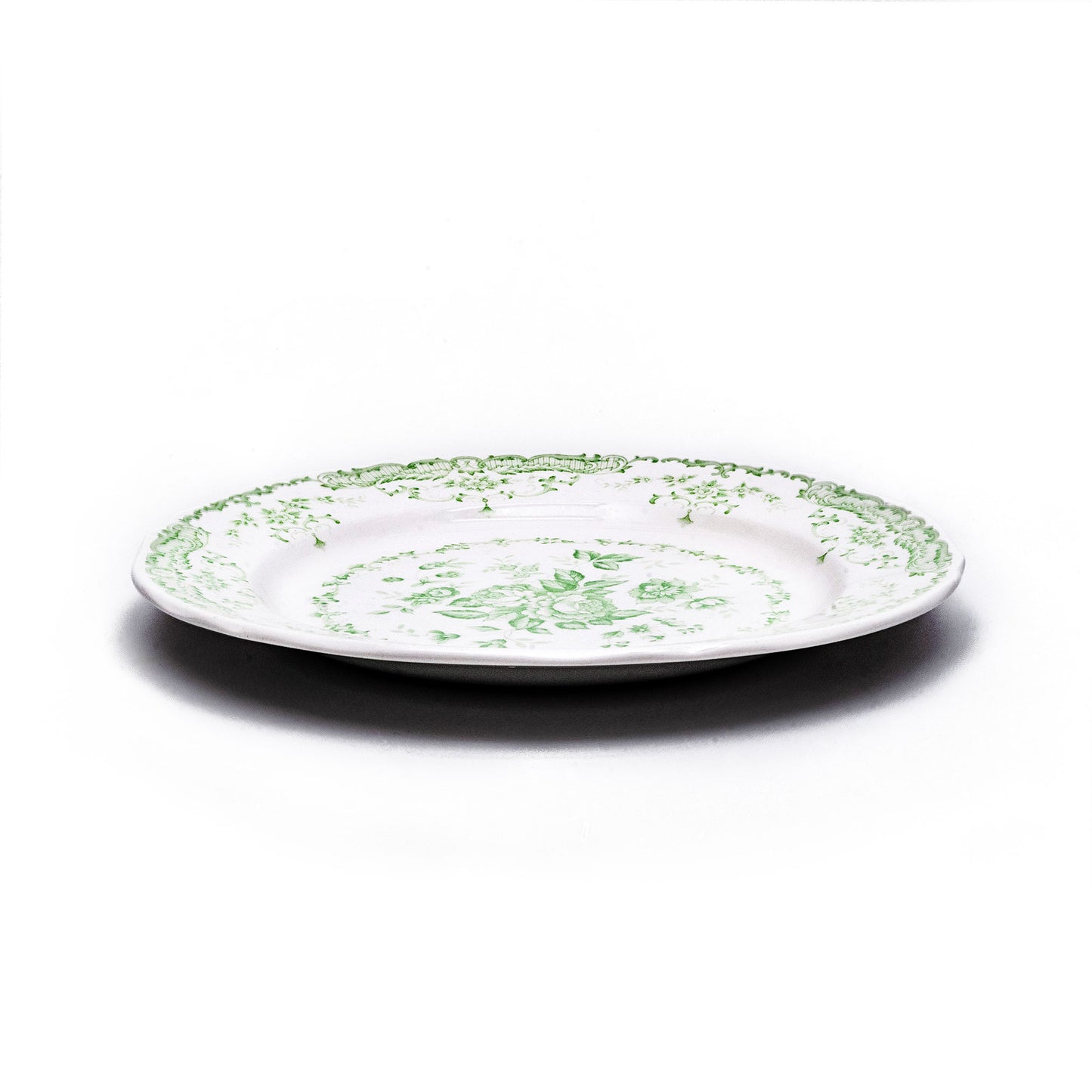 12" Round Charger Plate - Flowers